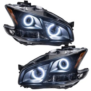 Nissan Maxima Headlight Assemblies - ORACLE Lighting - SMD, Non-HID - Chrome - White - `09-`13